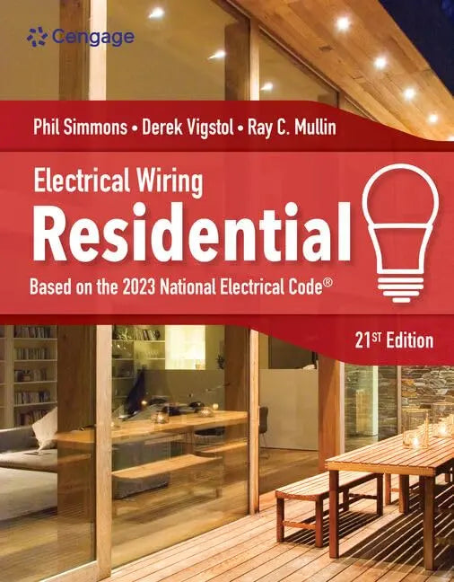 Electrical Wiring Residential (MindTap Course List) 21st Edition by Ray C. Mullin 978-0357766965 Paperback bookcover β Nybook