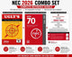 NFPA 70 NEC 2026 Code Book + Ugly's Electrical References 2026 + Official Index Tabs 3-Piece Combo Set