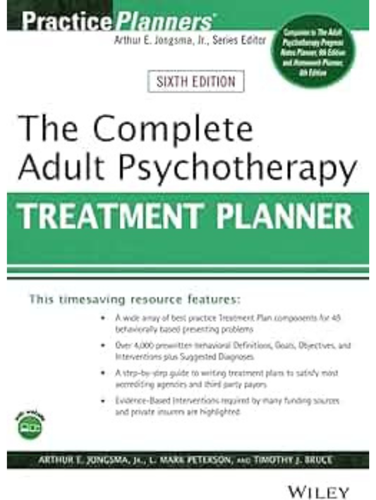 The Complete Adult Psychotherapy Treatment Planner (Practice Planners) (9781119629931)