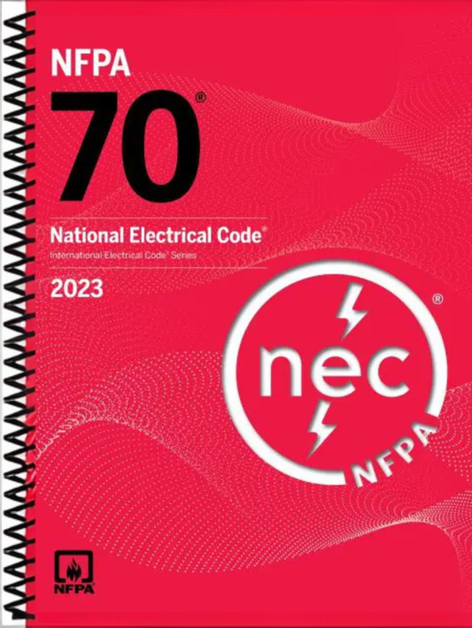 NFPA70, NEC 2023, National Electrical Code 2023 SPIRAL (9781455930357)