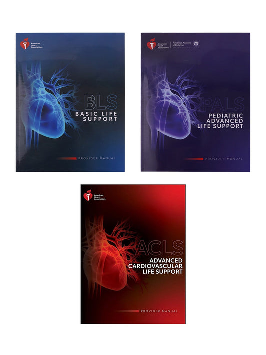 Complete Life Support Combo Set: BLS, ACLS & PALS Provider Manuals