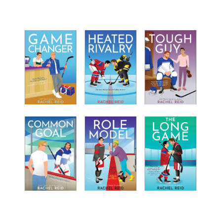 Game Changers Series 1-6 Books Collection Set By Rachel Reid (Game Changer, Heated Rivalry, Tough Guy, Common Goal, Role Model & The Long Game)