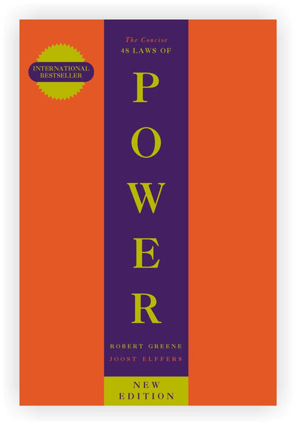 Side angle of the five Concise paperback books by Robert Greene, highlighting cover colors and titles.